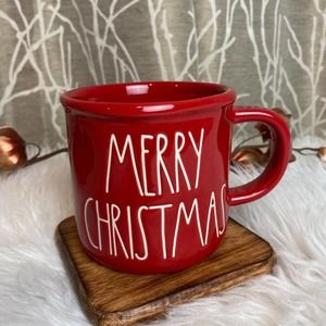 Rae Dunn MERRY CHRISTMAS new rd camp coffee kitchen htf vhtf